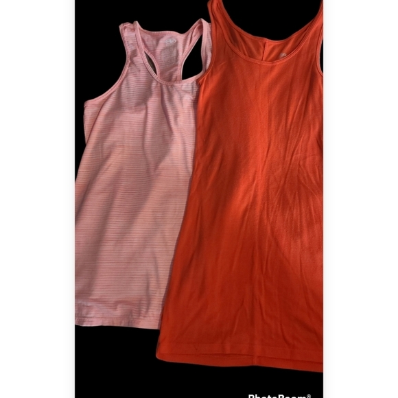 NWOT dark orange 2 tank/workout tops - Picture 1 of 3